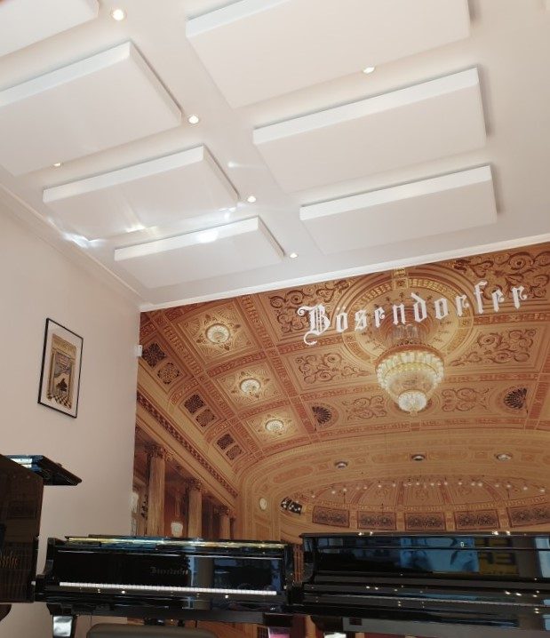 Panneaux acoustiques Absorber 100 collés – Piano Daudé