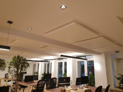 Solution acoustique professionnelle installée par Nokomis à Paris